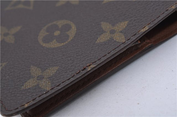 Authentic LOUIS VUITTON Monogram Agenda PM Day Planner Cover R20005 LV 4446C