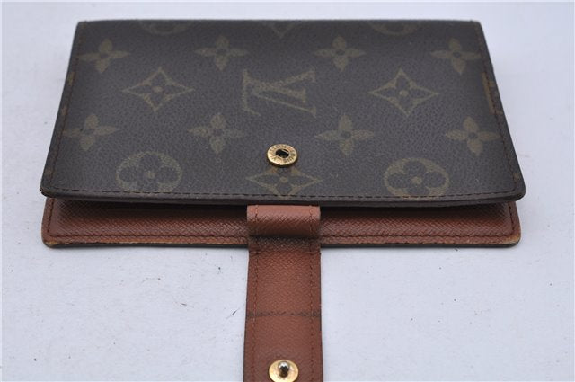 Authentic LOUIS VUITTON Monogram Agenda PM Day Planner Cover R20005 LV 4446C