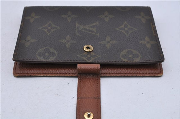 Authentic LOUIS VUITTON Monogram Agenda PM Day Planner Cover R20005 LV 4446C
