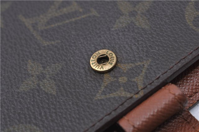 Authentic LOUIS VUITTON Monogram Agenda PM Day Planner Cover R20005 LV 4446C