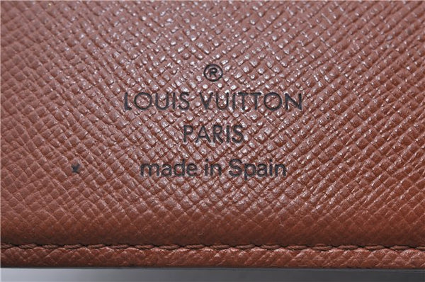 Authentic LOUIS VUITTON Monogram Agenda PM Day Planner Cover R20005 LV 4446C
