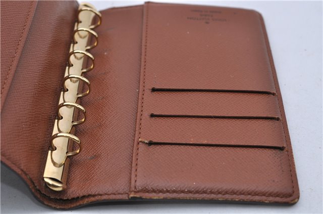 Authentic LOUIS VUITTON Monogram Agenda PM Day Planner Cover R20005 LV 4446C