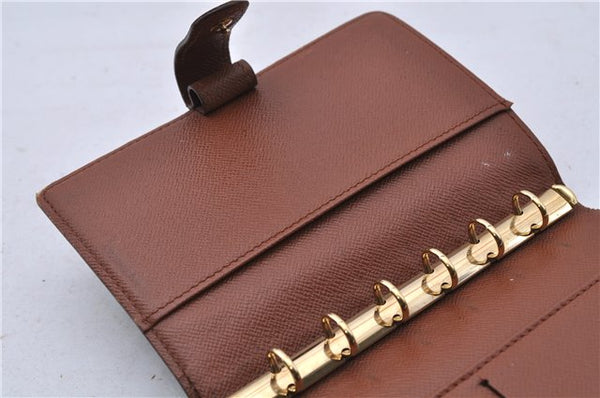 Authentic LOUIS VUITTON Monogram Agenda PM Day Planner Cover R20005 LV 4446C