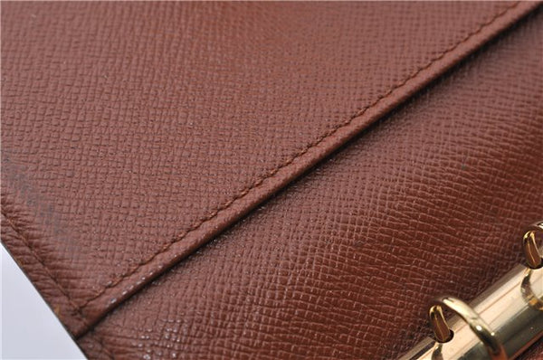 Authentic LOUIS VUITTON Monogram Agenda PM Day Planner Cover R20005 LV 4446C