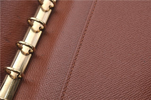 Authentic LOUIS VUITTON Monogram Agenda PM Day Planner Cover R20005 LV 4446C