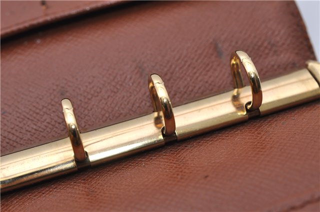 Authentic LOUIS VUITTON Monogram Agenda PM Day Planner Cover R20005 LV 4446C
