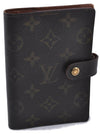 Authentic LOUIS VUITTON Monogram Agenda PM Day Planner Cover R20005 LV 4446C