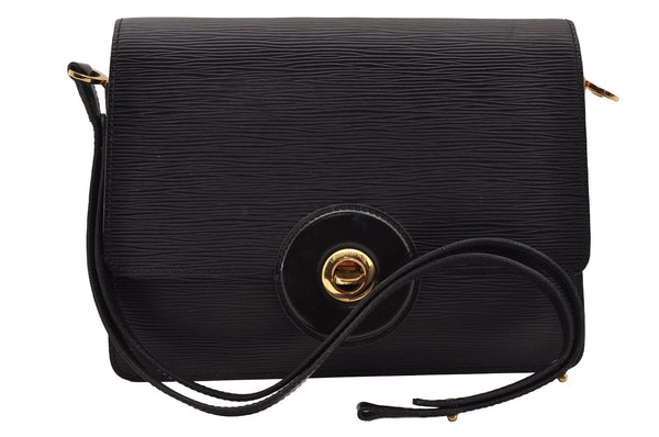 Authentic Louis Vuitton Epi Friedland Shoulder Cross Bag Black M52402 Junk 4447I