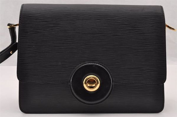 Authentic Louis Vuitton Epi Friedland Shoulder Cross Bag Black M52402 Junk 4447I