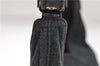 Authentic FENDI Shoulder Hand Bag Purse Cotton Jersey Leather Gray 4448D