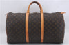 Authentic Louis Vuitton Monogram Keepall 50 Travel Boston Bag M41426 LV 4449D