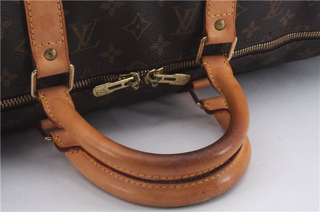 Authentic Louis Vuitton Monogram Keepall 50 Travel Boston Bag M41426 LV 4449D