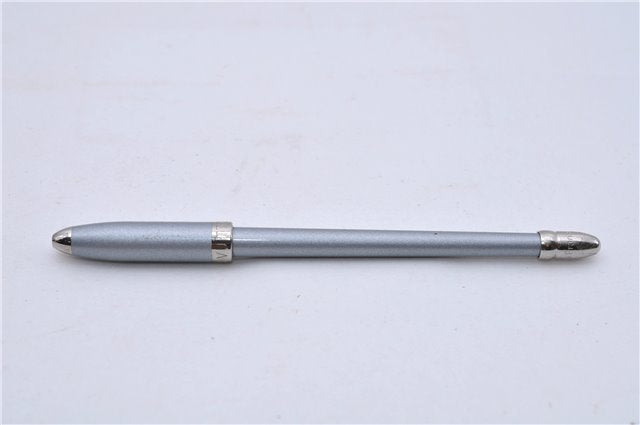 Authentic LOUIS VUITTON Stylo Agenda GM Ballpoint Pen Silver LV 4450C