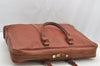 Authentic Louis Vuitton Epi Porte Documents Voyage Briefcase M54473 Brown 4450I