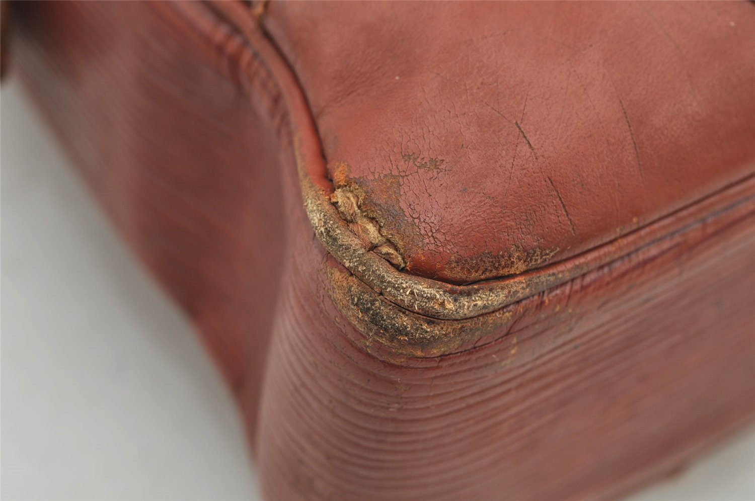 Authentic Louis Vuitton Epi Porte Documents Voyage Briefcase M54473 Brown 4450I