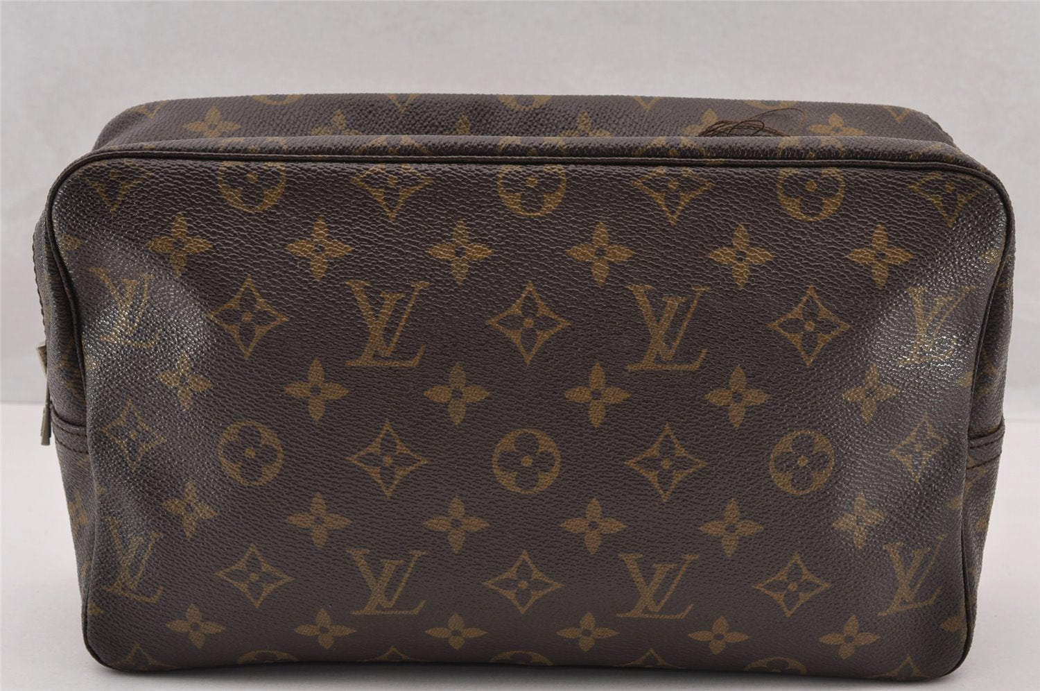 Auth Louis Vuitton Monogram Trousse Toilette 28 Clutch Bag M47522 Junk 4451I