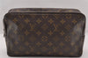 Auth Louis Vuitton Monogram Trousse Toilette 28 Clutch Bag M47522 Junk 4451I