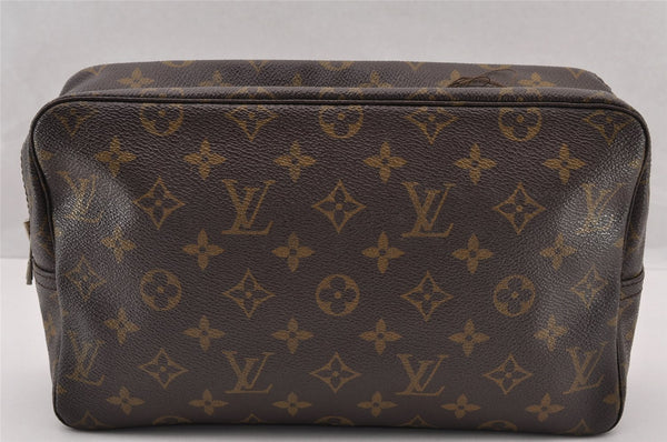 Auth Louis Vuitton Monogram Trousse Toilette 28 Clutch Bag M47522 Junk 4451I