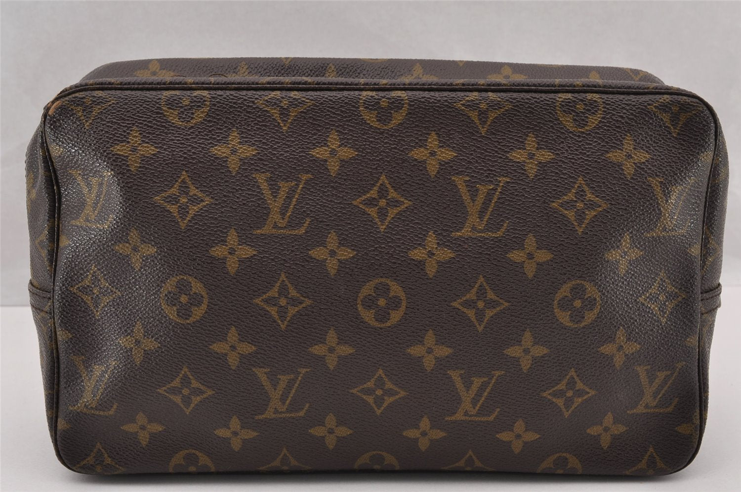 Auth Louis Vuitton Monogram Trousse Toilette 28 Clutch Bag M47522 Junk 4451I