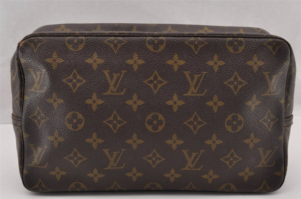 Auth Louis Vuitton Monogram Trousse Toilette 28 Clutch Bag M47522 Junk 4451I