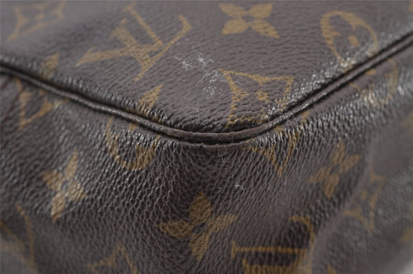 Auth Louis Vuitton Monogram Trousse Toilette 28 Clutch Bag M47522 Junk 4451I