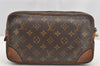 Authentic Louis Vuitton Monogram Marly Dragonne GM M51825 Clutch Bag Junk 4453I