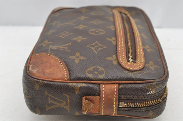 Authentic Louis Vuitton Monogram Marly Dragonne GM M51825 Clutch Bag Junk 4453I