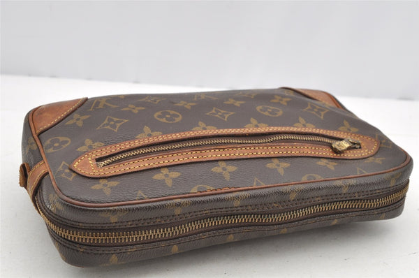 Authentic Louis Vuitton Monogram Marly Dragonne GM M51825 Clutch Bag Junk 4453I