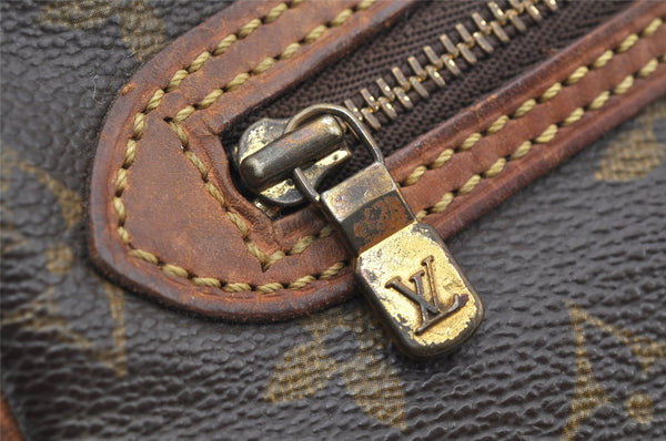 Authentic Louis Vuitton Monogram Marly Dragonne GM M51825 Clutch Bag Junk 4453I