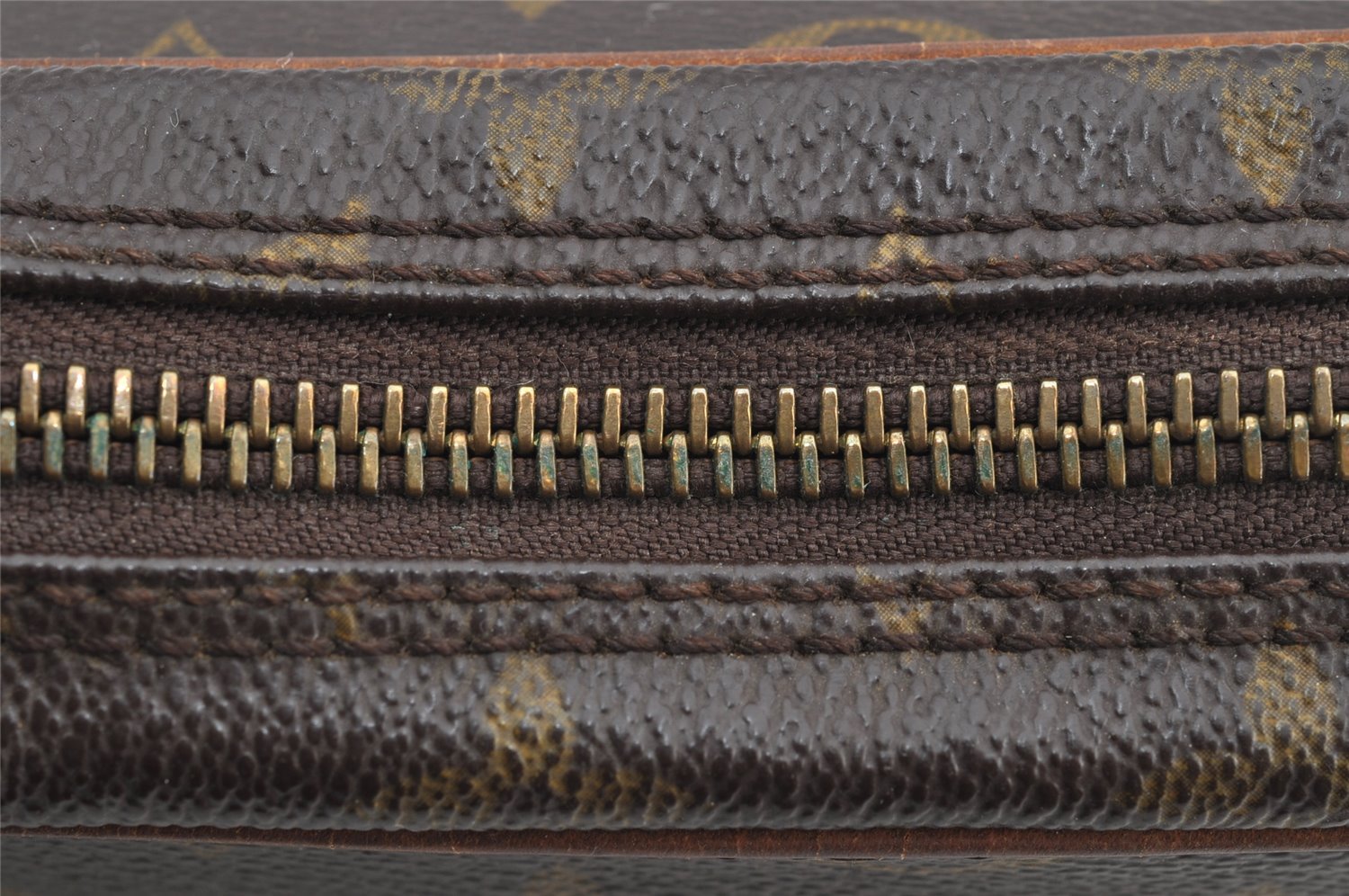 Authentic Louis Vuitton Monogram Marly Dragonne GM M51825 Clutch Bag Junk 4453I