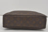 Auth Louis Vuitton Monogram Trousse Toilette 28 Clutch Hand Bag Old Model 4454I