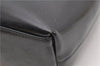 Authentic GUCCI Hand Tote Bag Purse Leather Black 4455D