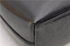 Authentic GUCCI Hand Tote Bag Purse Leather Black 4455D