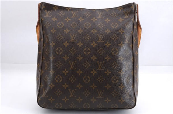 Authentic Louis Vuitton Monogram Looping GM Shoulder Bag M51145 LV 4455E