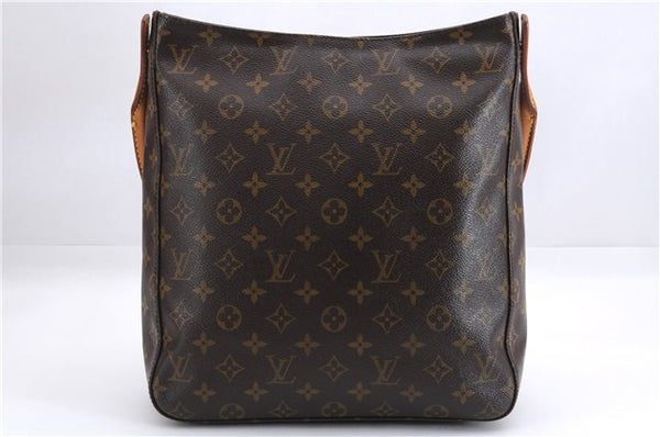 Authentic Louis Vuitton Monogram Looping GM Shoulder Bag M51145 LV 4455E