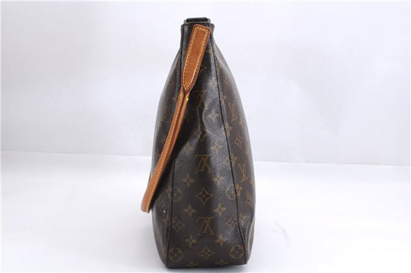 Authentic Louis Vuitton Monogram Looping GM Shoulder Bag M51145 LV 4455E