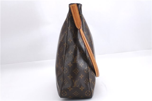 Authentic Louis Vuitton Monogram Looping GM Shoulder Bag M51145 LV 4455E