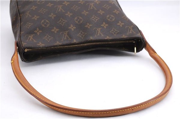 Authentic Louis Vuitton Monogram Looping GM Shoulder Bag M51145 LV 4455E