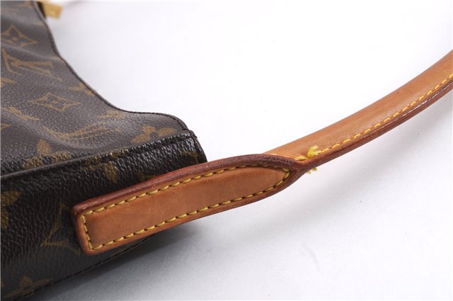 Authentic Louis Vuitton Monogram Looping GM Shoulder Bag M51145 LV 4455E