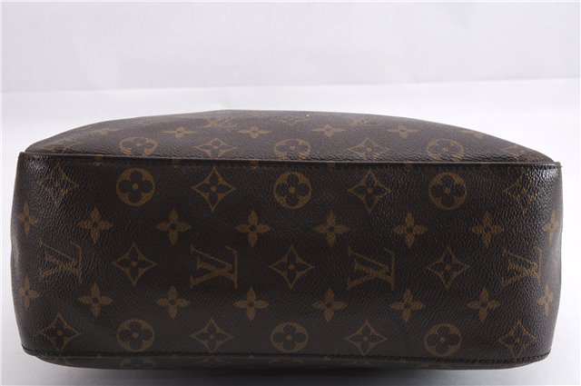 Authentic Louis Vuitton Monogram Looping GM Shoulder Bag M51145 LV 4455E