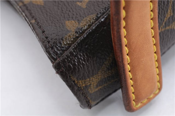 Authentic Louis Vuitton Monogram Looping GM Shoulder Bag M51145 LV 4455E