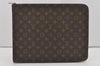 Authentic Louis Vuitton Monogram Poche Documents Document Case M53400 LV 4456I