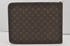 Authentic Louis Vuitton Monogram Poche Documents Document Case M53400 LV 4456I