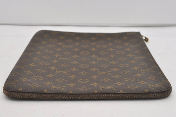 Authentic Louis Vuitton Monogram Poche Documents Document Case M53400 LV 4456I