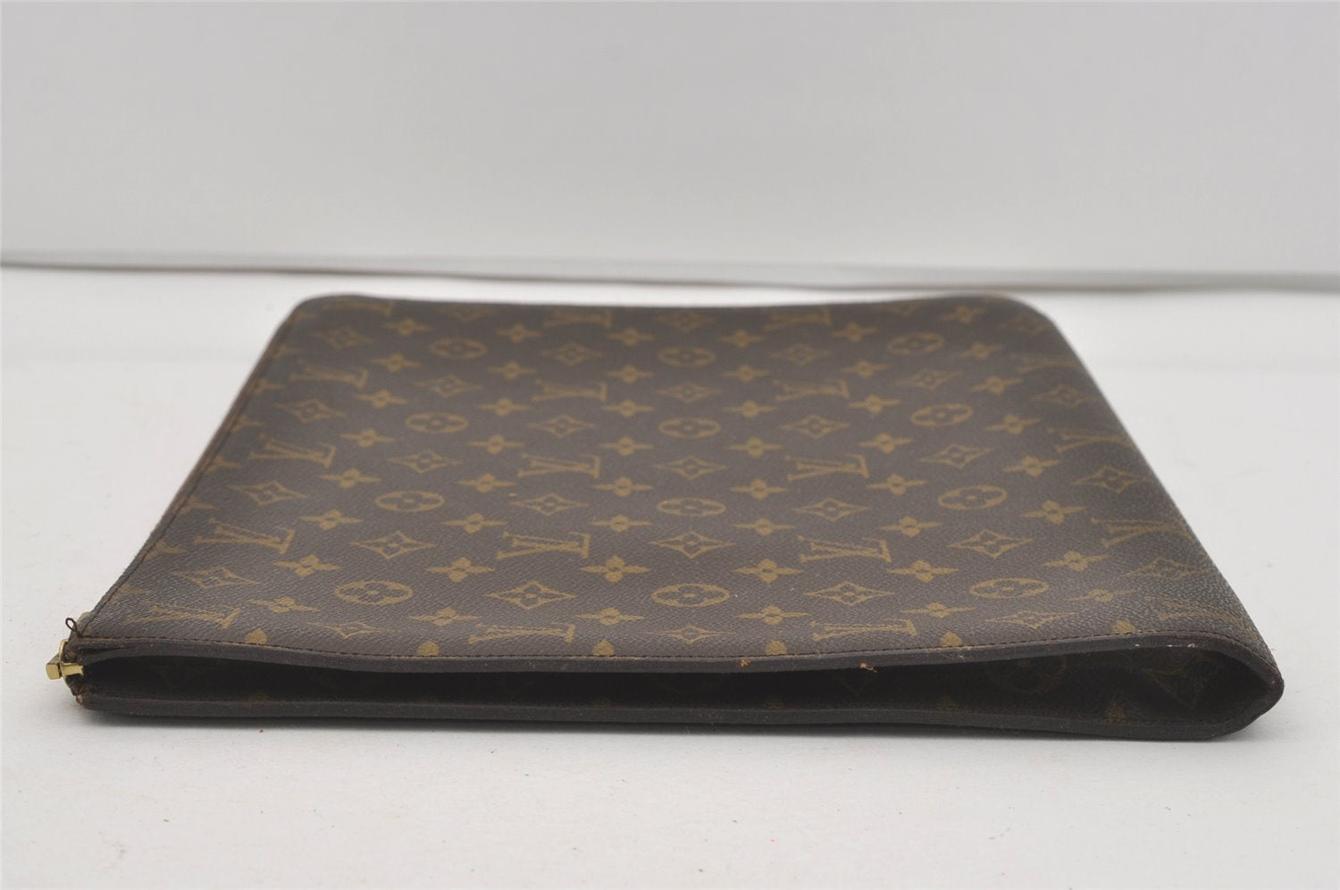 Authentic Louis Vuitton Monogram Poche Documents Document Case M53400 LV 4456I