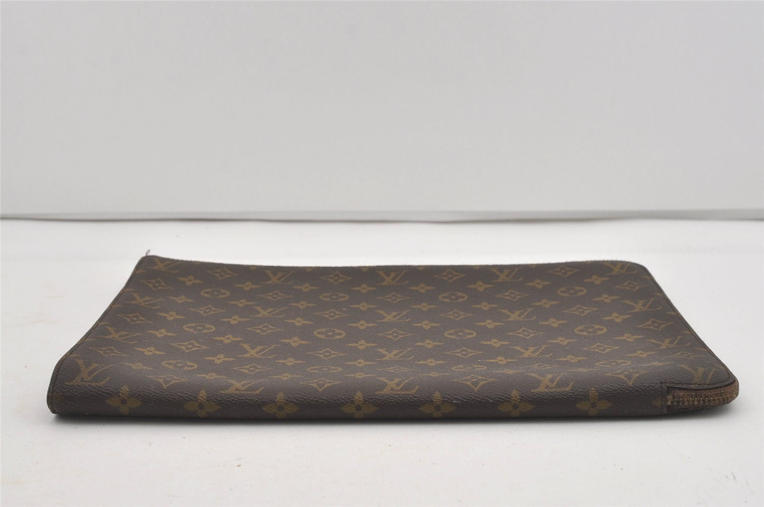 Authentic Louis Vuitton Monogram Poche Documents Document Case M53400 LV 4456I