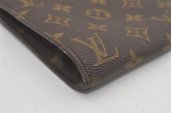 Authentic Louis Vuitton Monogram Poche Documents Document Case M53400 LV 4456I
