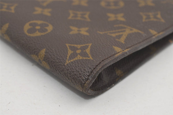 Authentic Louis Vuitton Monogram Poche Documents Document Case M53400 LV 4456I
