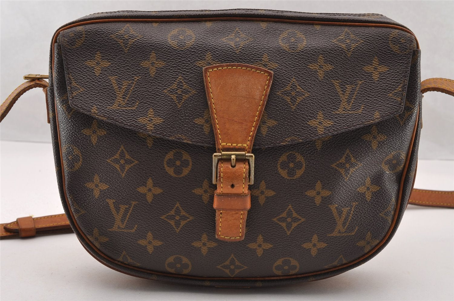 Authentic Louis Vuitton Monogram Jeune Fille GM M51225 Shoulder Cross Bag 4458I