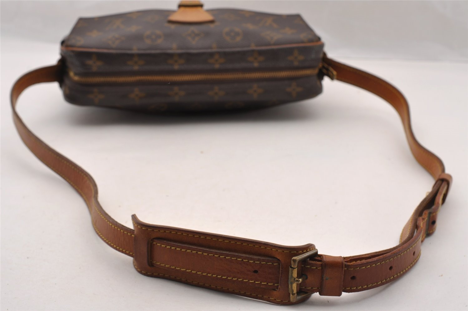 Authentic Louis Vuitton Monogram Jeune Fille GM M51225 Shoulder Cross Bag 4458I